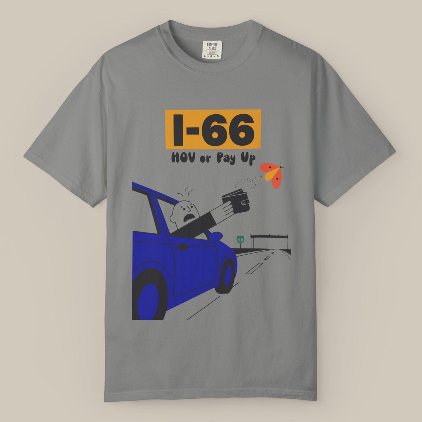 Funny I-66 Northern Virginia Tee