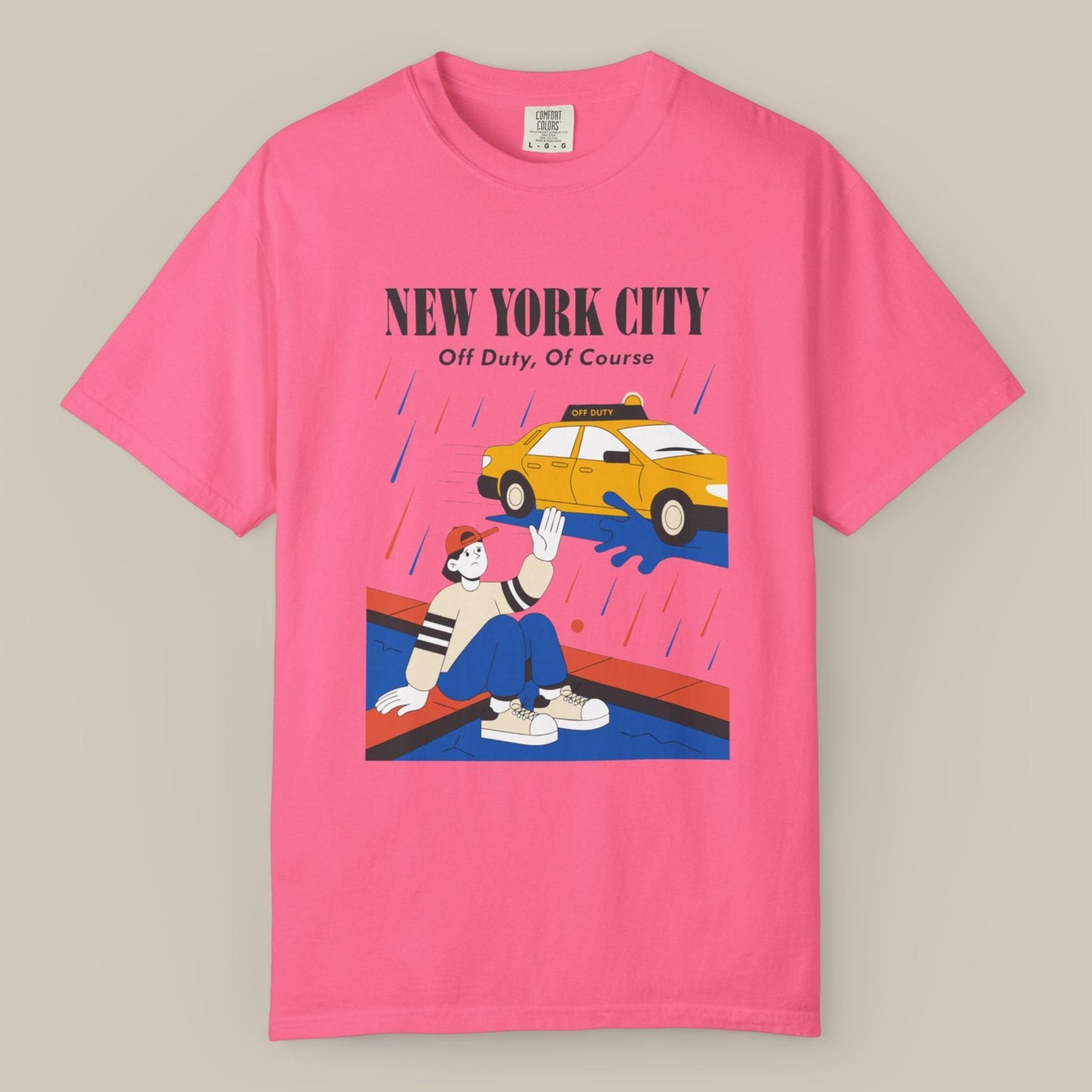 NYC Yellow Cab Rain Tee