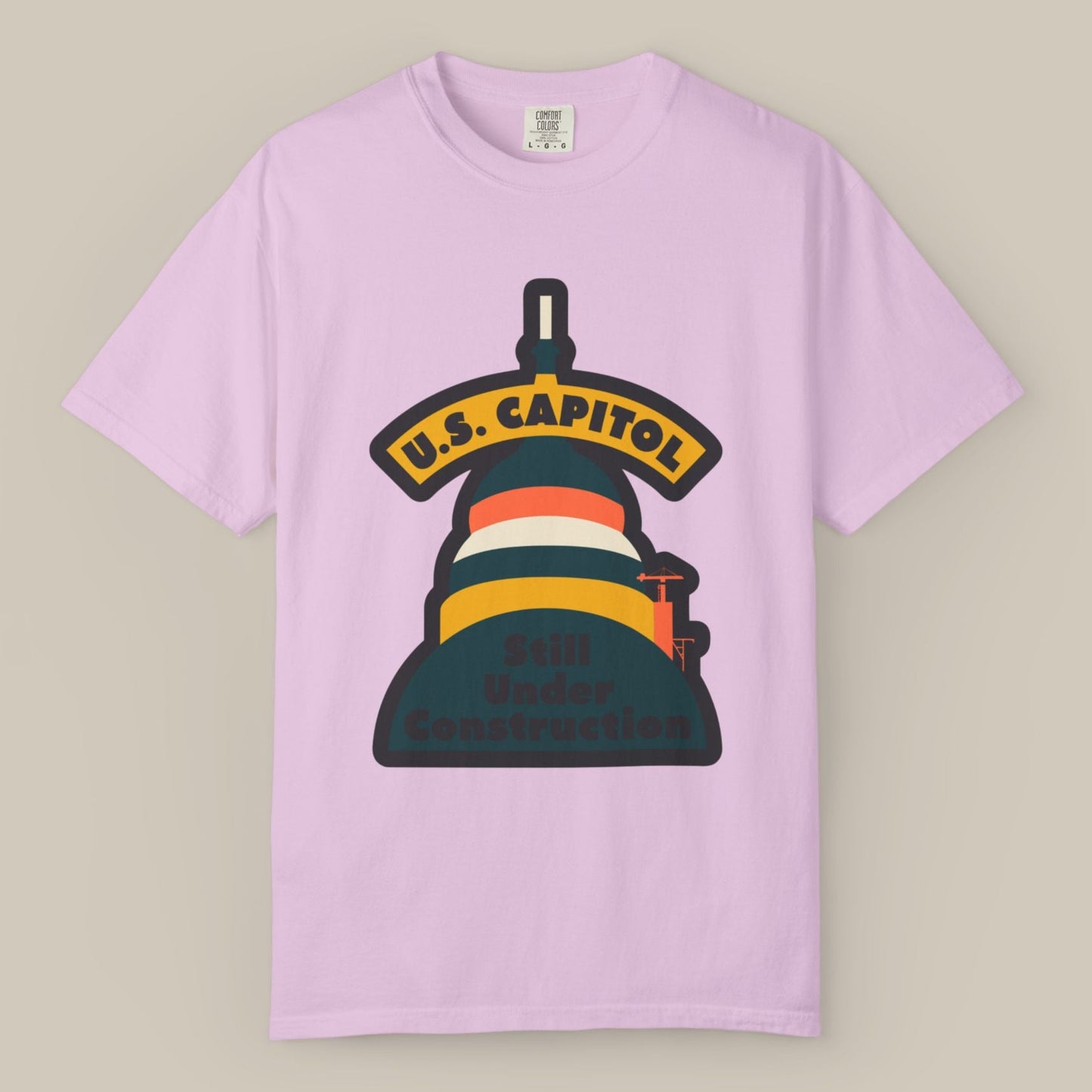 US Capitol DC Sticker Tee