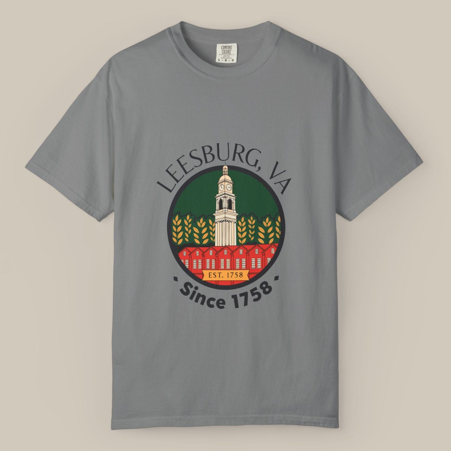 Leesburg Virginia Courthouse Roundel Tee