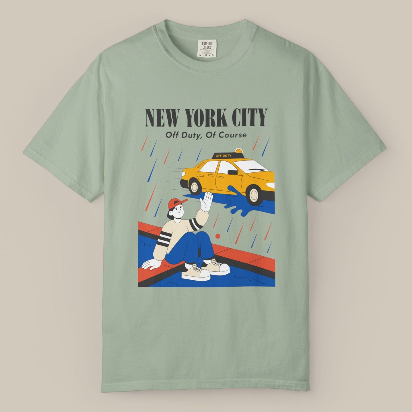 NYC Yellow Cab Rain Tee