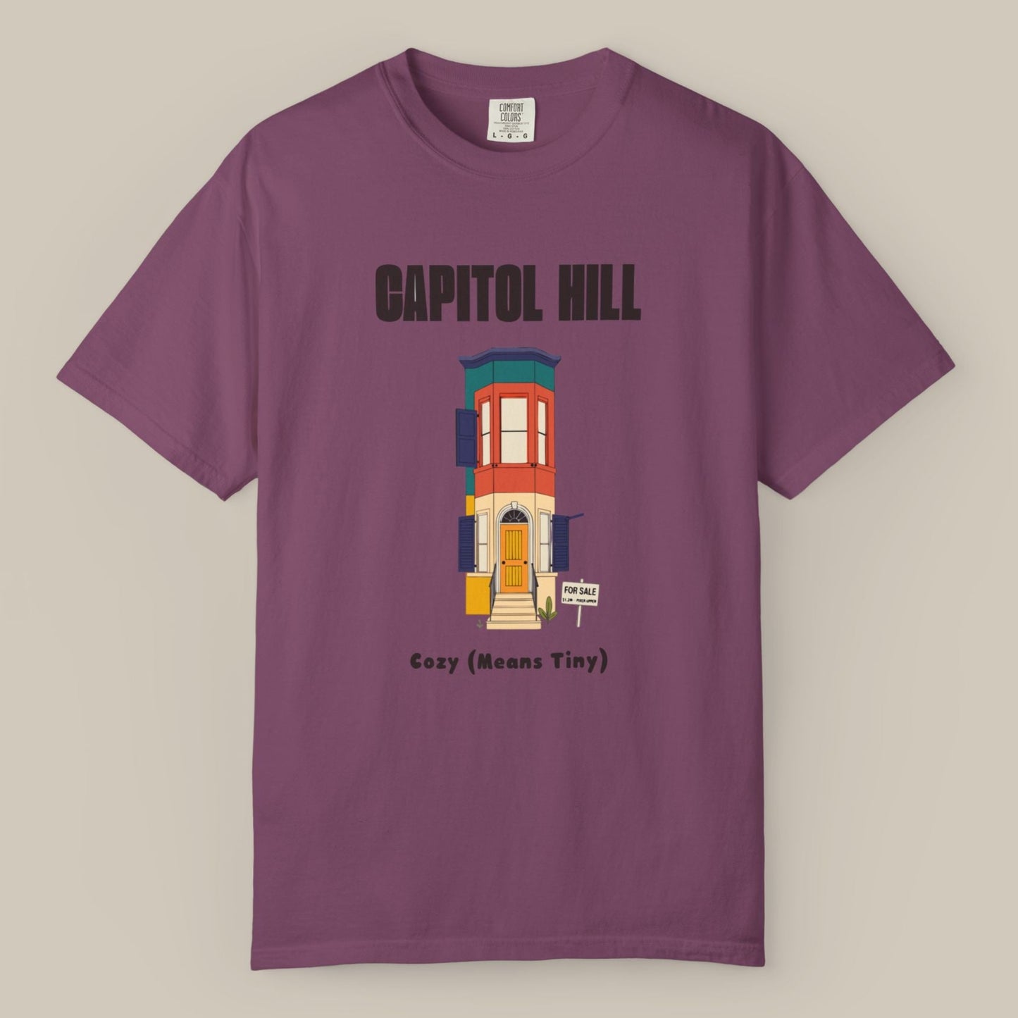 Capitol Hill Rowhouse DC Tee