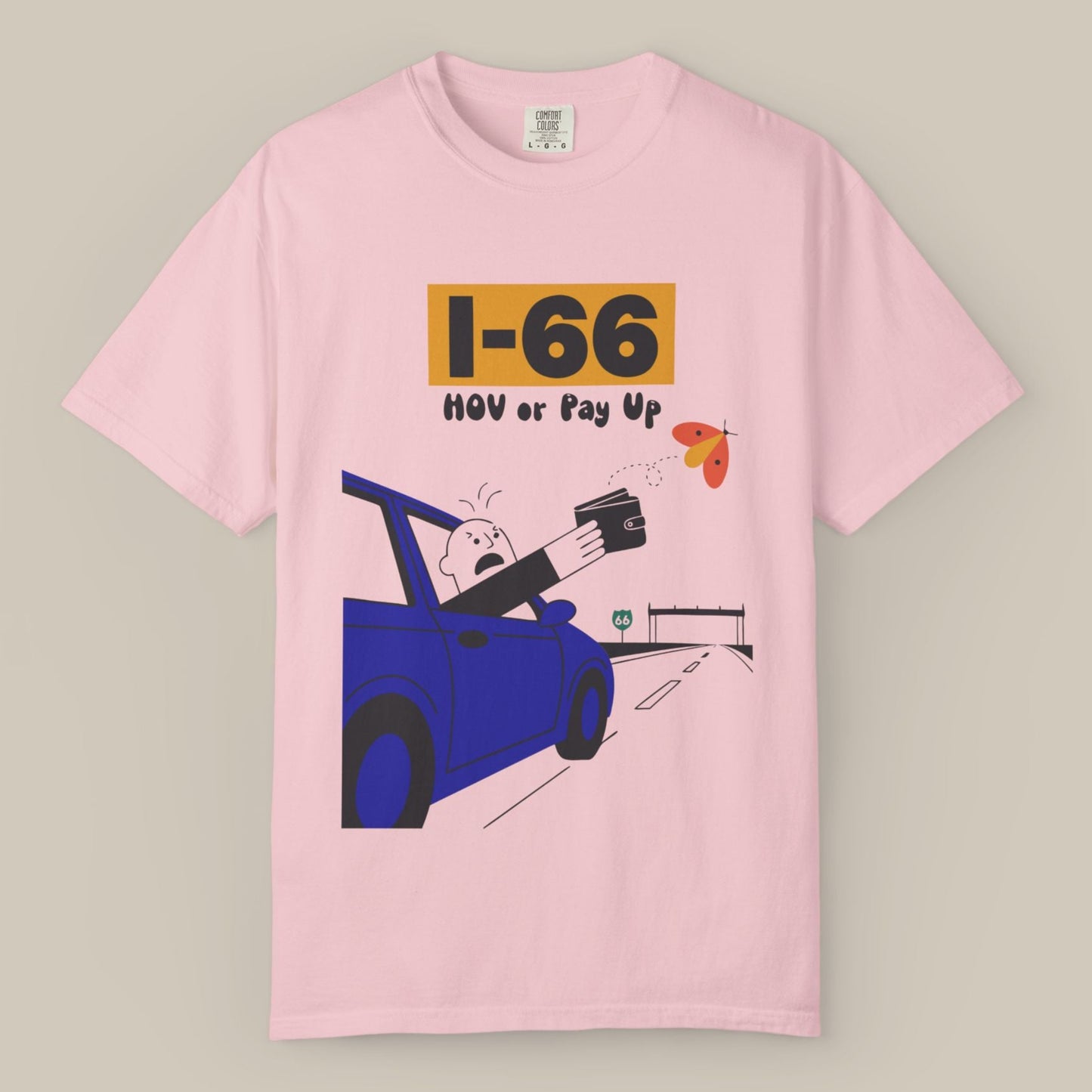 Funny I-66 Northern Virginia Tee