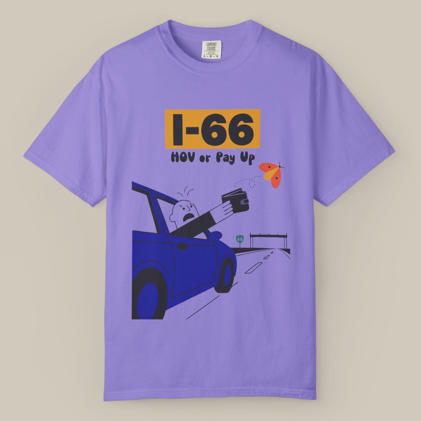 Funny I-66 Northern Virginia Tee