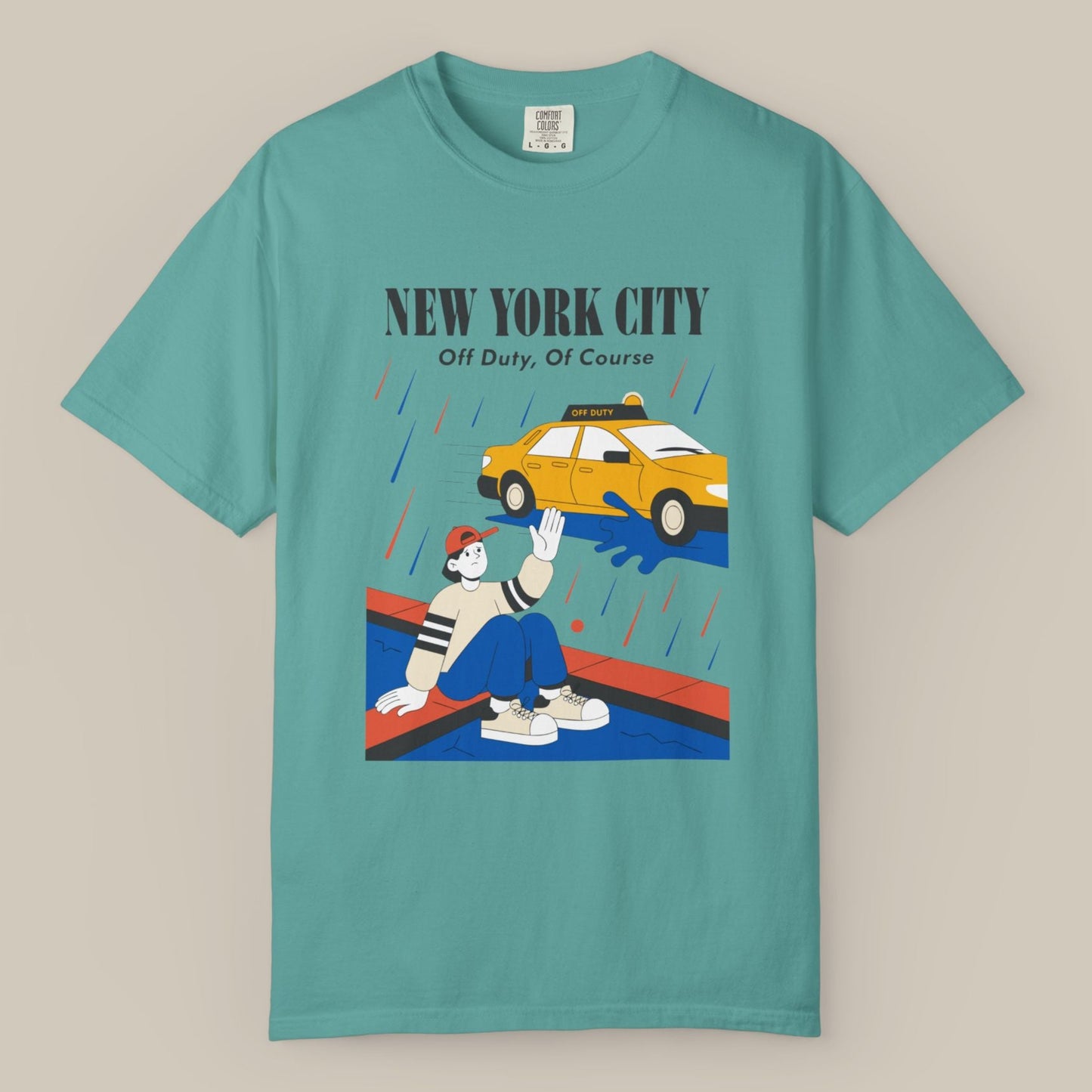 NYC Yellow Cab Rain Tee