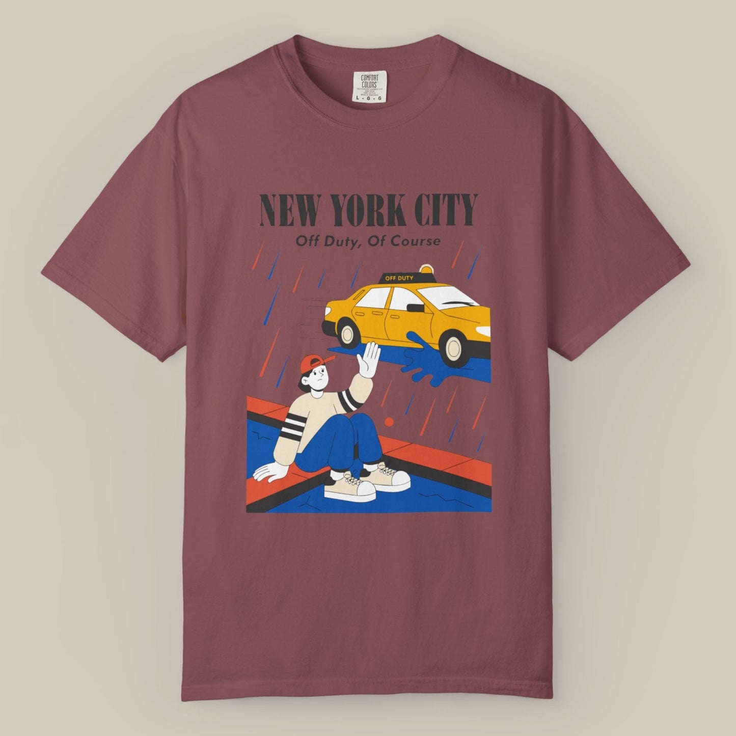 NYC Yellow Cab Rain Tee