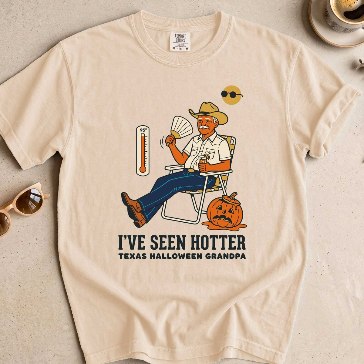 Texas Halloween Grandpa Tee