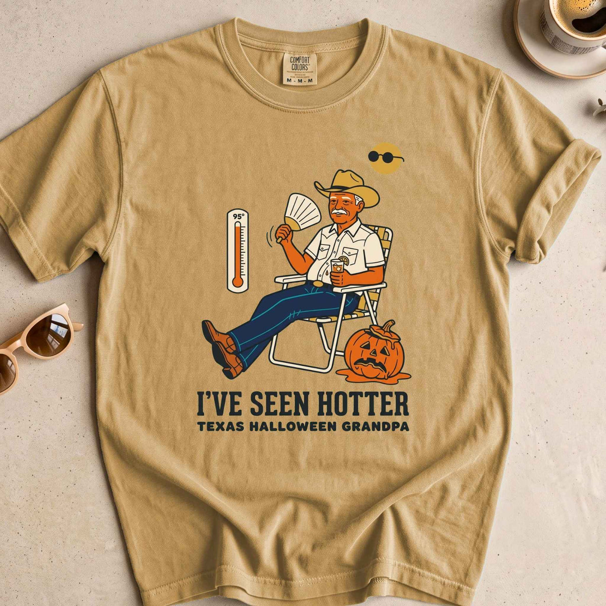 Texas Halloween Grandpa Tee